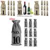 Red Wine Bottle Packaging Bag With Durable Canvas Material For Gift Wrapping And Storage
