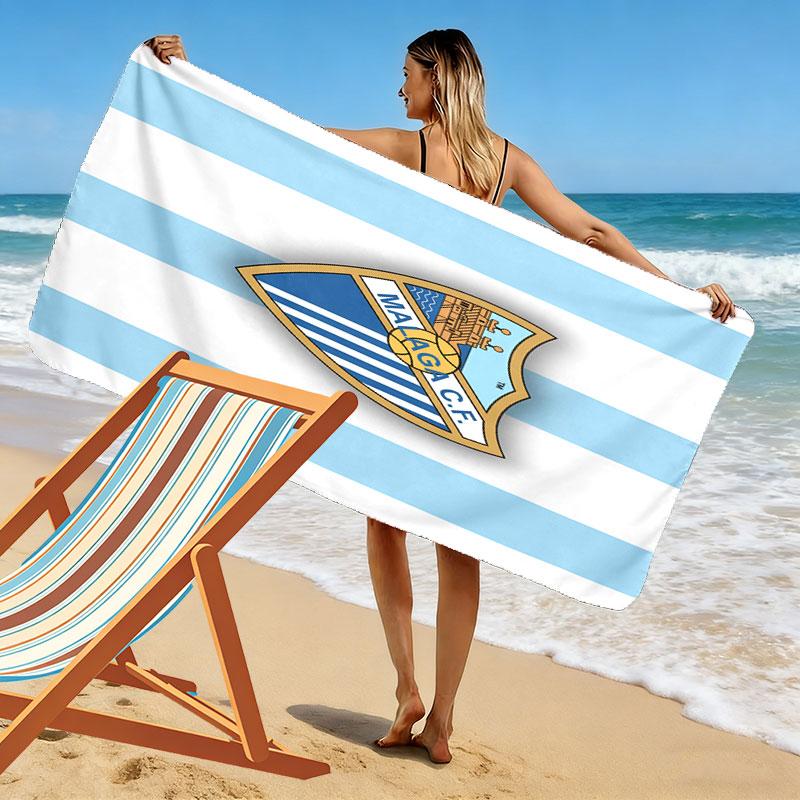 Málaga C.F Strandtuch, Großes Weiches Schnelltrocknendes Handtuch für Strand Camping Schwimmen