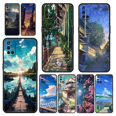 Phone Case For OnePlus 11 10 9 Pro 9T 12R 10R 9R 9RT 10T 8T 8 7 6T 7T Nord 2T CE 2 5G N200 N10 N100 Cover Japan Anime Landscape