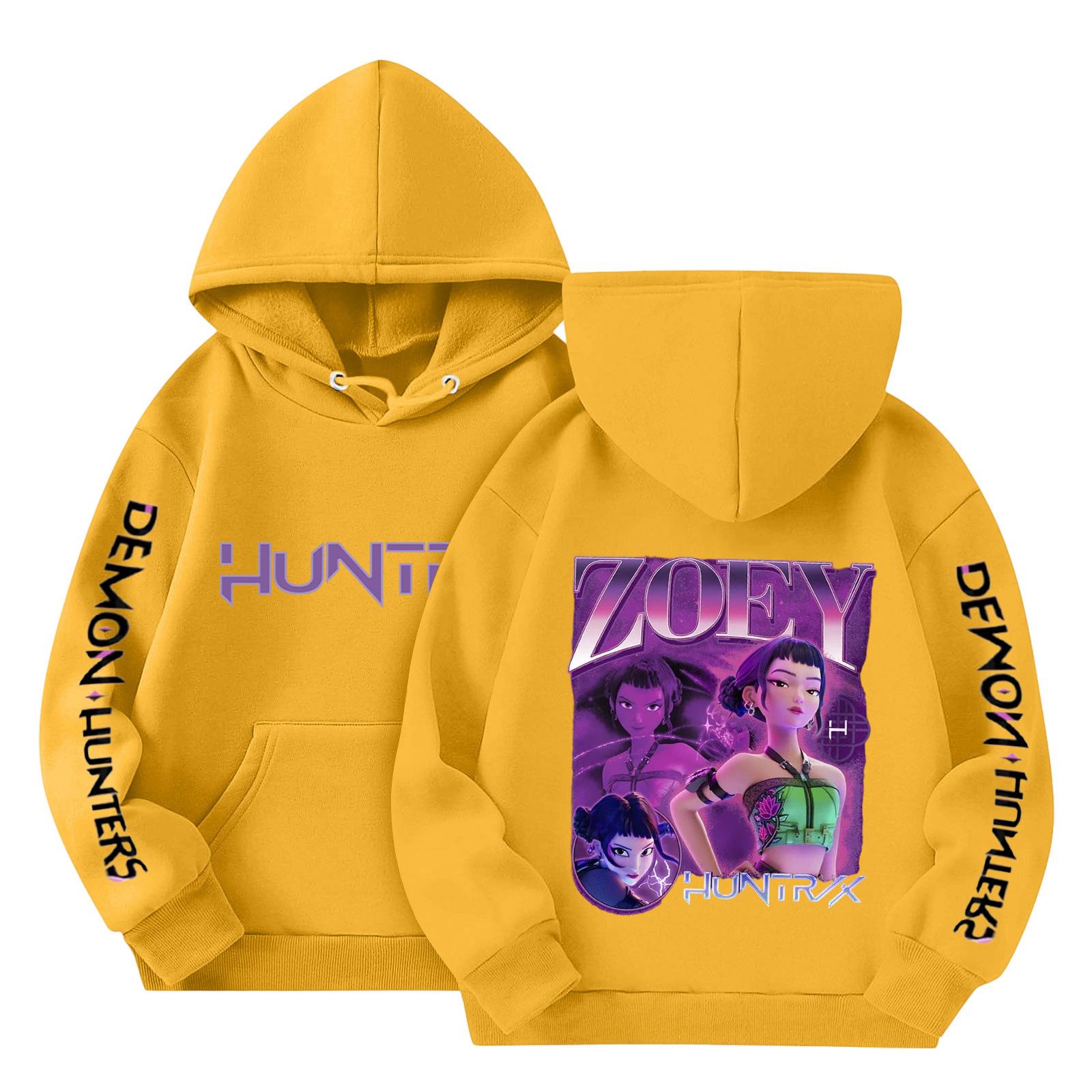 

Толстовки для девочек-подростков, толстовки с длинным рукавом, пуловер с завязками, симпатичная толстовка большого размера 160 жёлтый