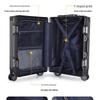 ToPrettie Unisex Hardside Carry-On Luggage with Silent Spinner Wheels