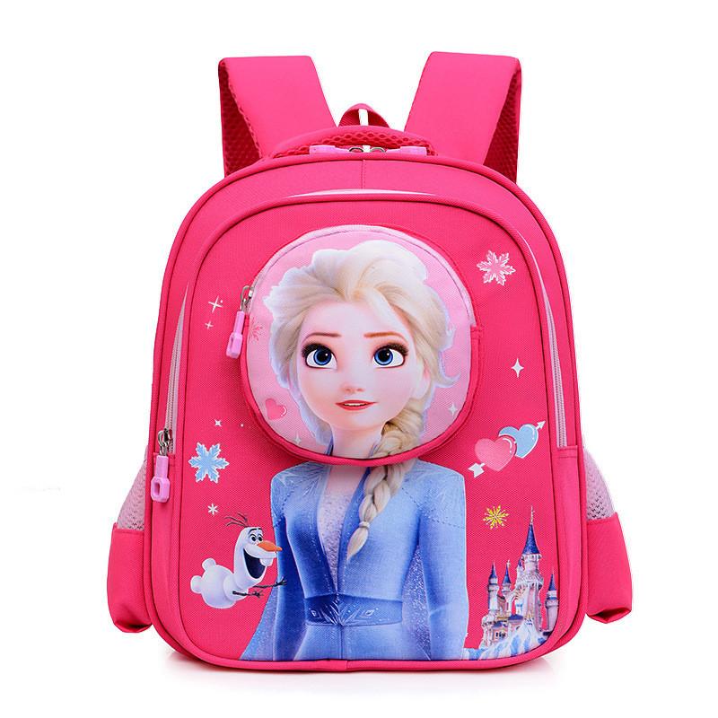 Adorable Cartoon Backpack For Kids Oxford Cloth Lightweight School Bag For Girls And Boys