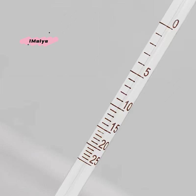 M-1pcs Glass Alcohol Tester Alcohol Thermometer Wine Meter 0-20 Degrees Glass Rod Measurement Tools Glass Material for Red Wine