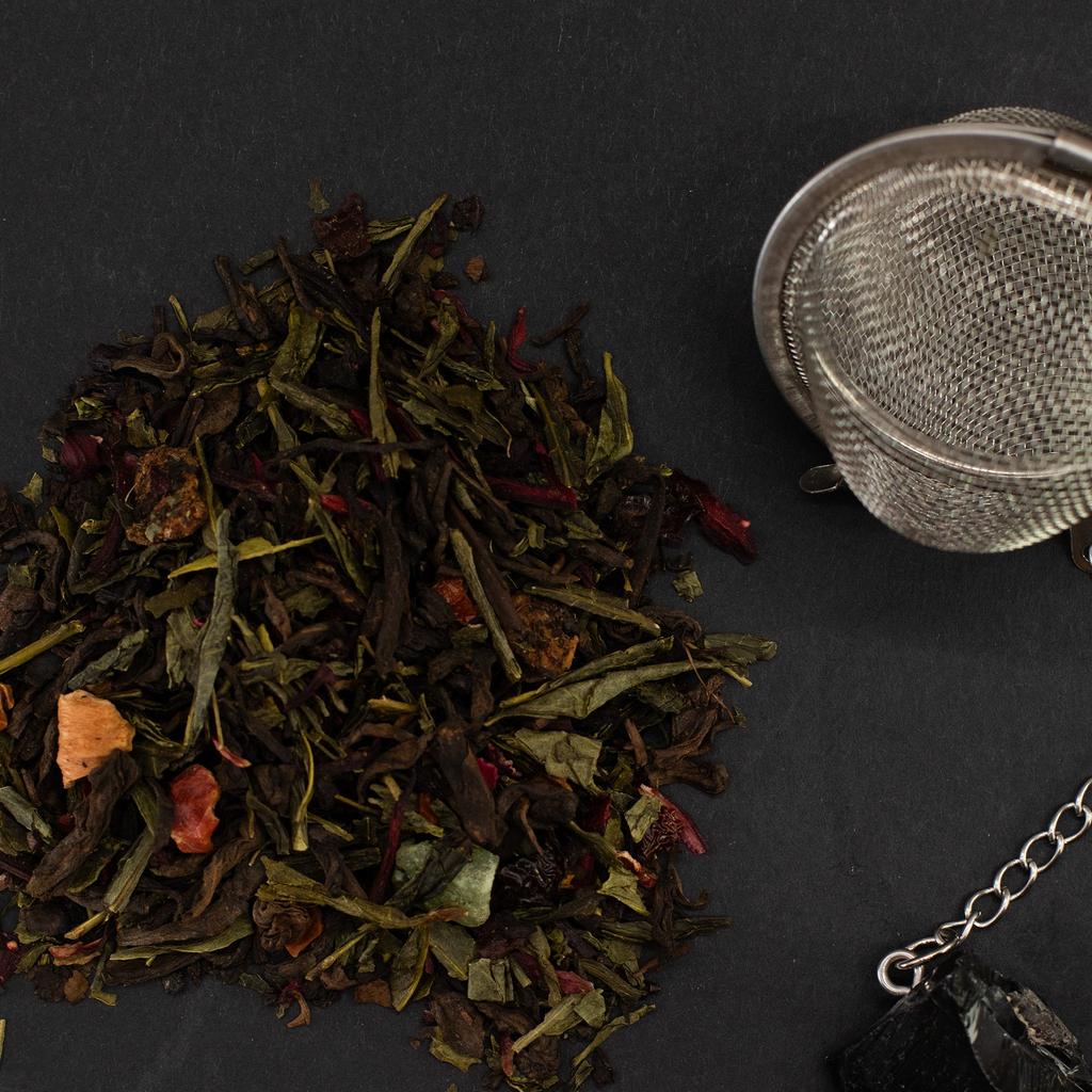 2x Mid-Summer Magic Pu-erh Sencha Hibiscus Loose Leaf Tea