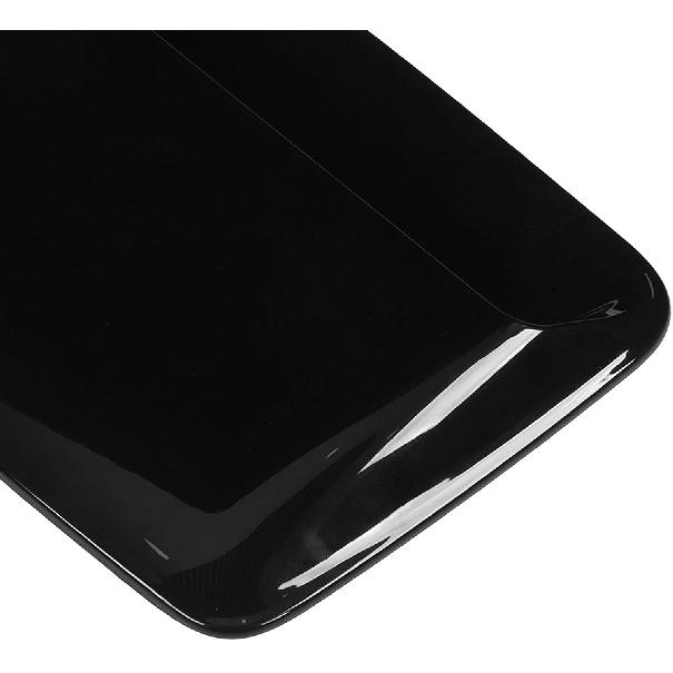 Aramox ABS Carbon Fiber Hood Scoop Cover, Universal Car Bonnet Vent, Glossy Black, for Automobile Modification