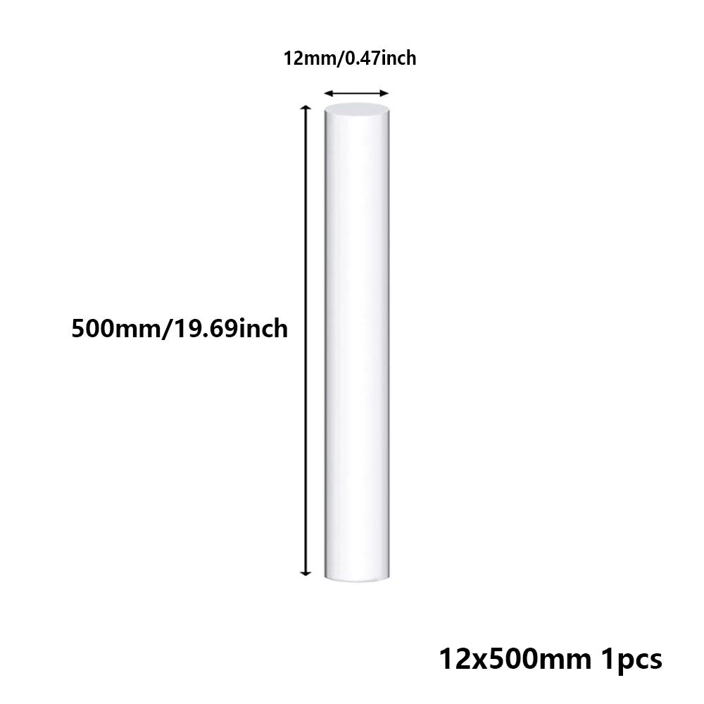 1-5 pièces de tiges rondes transparentes en acrylique, barres transparentes en acrylique pour modèles de construction DIY, artisanat et projets de matériaux