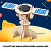 Educational Wooden Solar Satellite Aerospace Model Set Hands On Assembly Physics Teaching Aid For Science Education