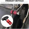 Pack-2 Car Hood Prop Rod Tool Struts Clamp, Vehicle Support Rod Retainer, Universal Snap-on Anti-Pinch Automotive Suppor Accessories (Red)