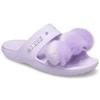 Crocs Fur Sure Trendy Versatile Classic Fur Ball Sports Slippers Men Slippers Purple 207405-530