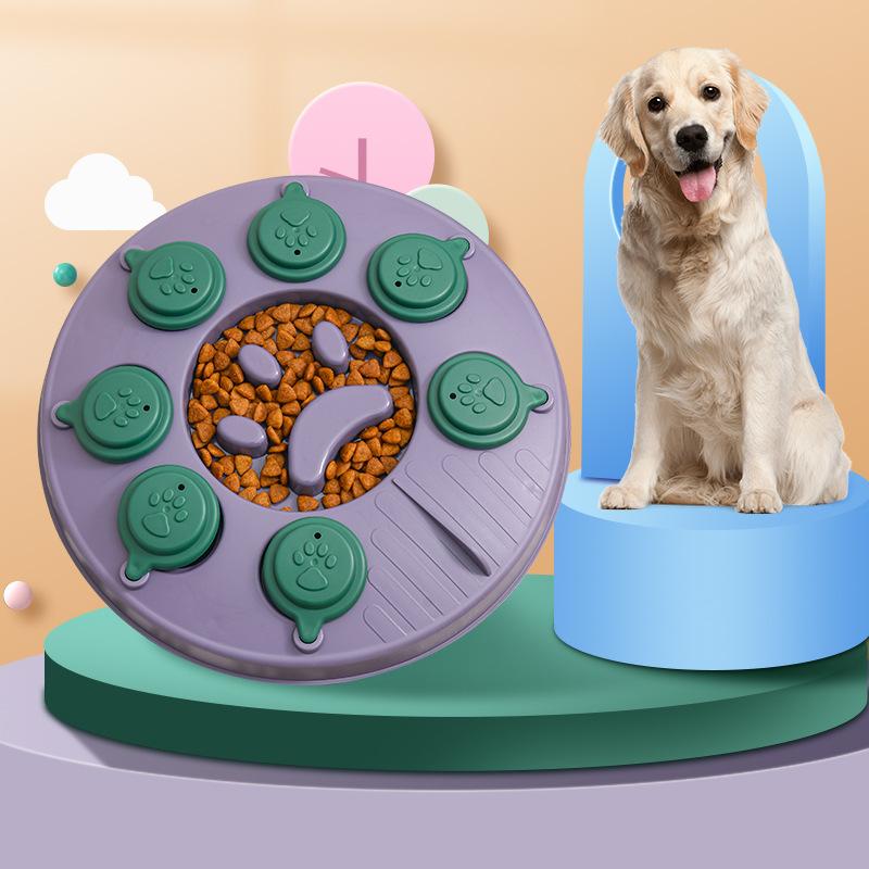Pet Puzzle Toys Feeder Eating Slowing Bowl For Puppy Small Medium Dog Interactive Dispensing Training Games Increase IQ Feeder