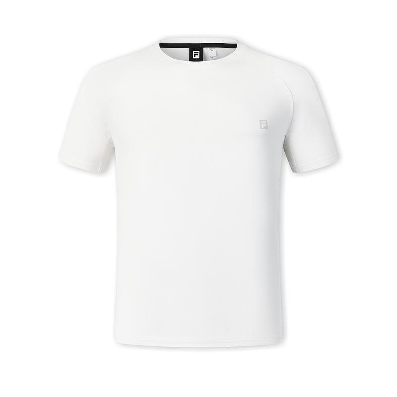 New FILA T Shirts Men's Mist White A11M431116FWT