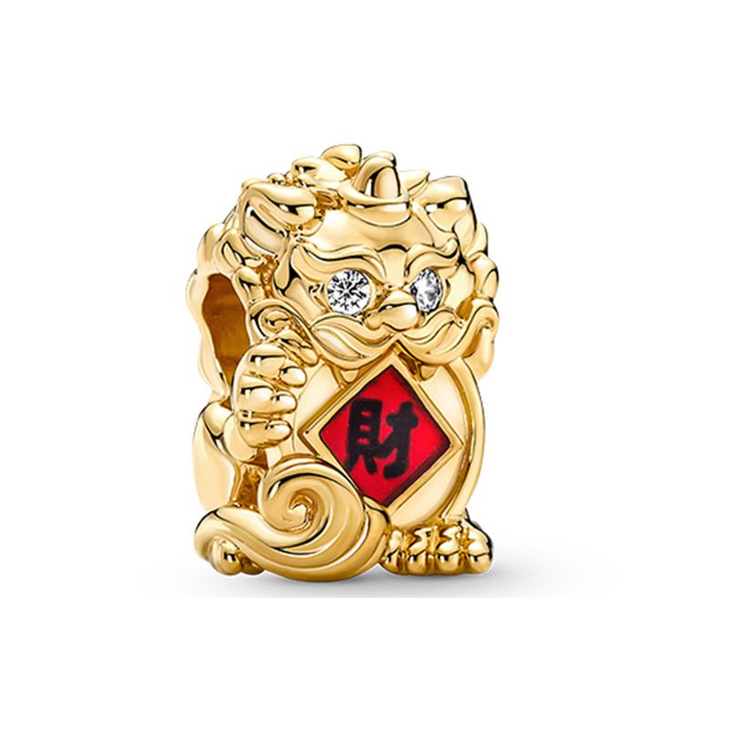 Pandora Lucky Pixiu Charm 925 Silver,Beaded bracelet, DIY‑able by yourself