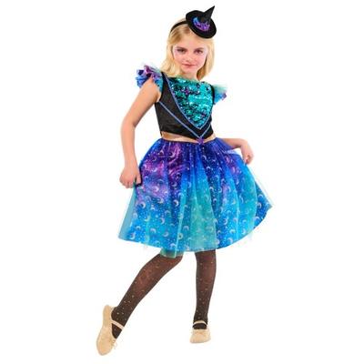 Girls Cosmic Witch Costume