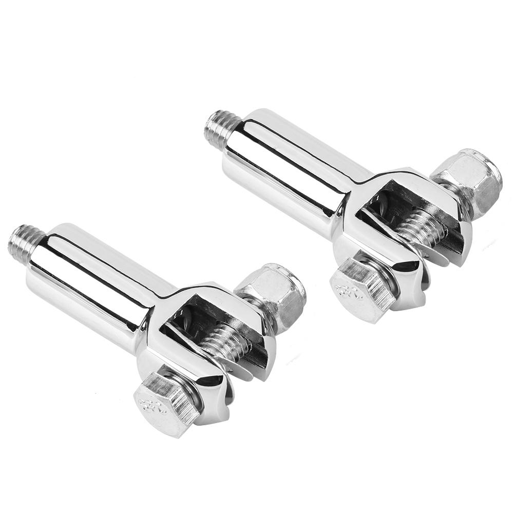 1 Pair Passenger Foot Pegs Support Mount Clevis Kit for Softail 2000 2006