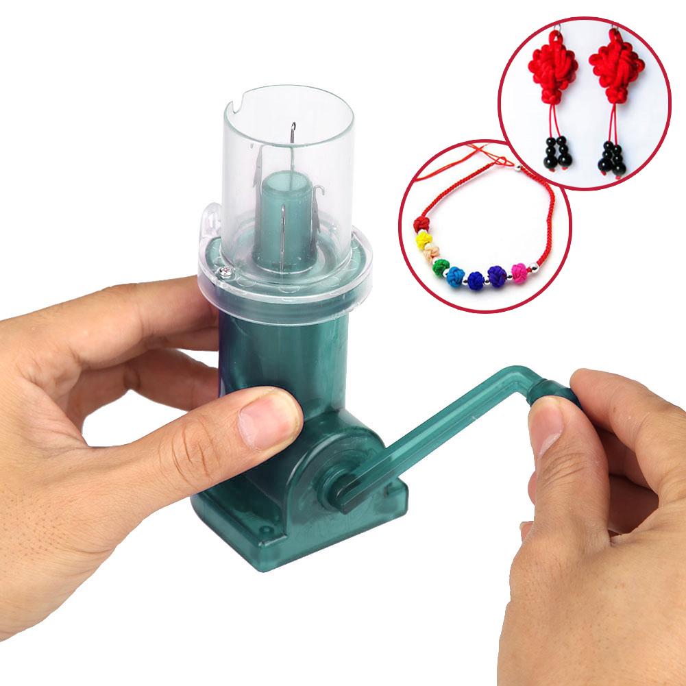 DIY Strickmaschine Handstrickwerkzeuge Häkelwerkzeuge Handbetätigte Strickmühle Maschine DIY Verzieren Handwerk Strickspule Stricker