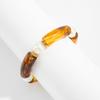 Women Elastic Resin Bead Bracelet Artistic Marbled Comfort Fit Fashion Statement Bracelet Suitable for Various Event