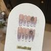 Purple Charm High-end Lavender Purple-toned Pure Handmade Gradient Side Light Cat Eye K9 Wearable Armor