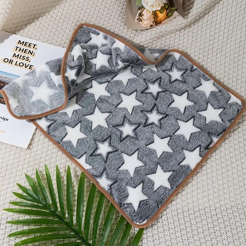 Zimowa Koc Śpiwór dla Zwierząt Miękki Puszysty Koc dla Psa Ciepły Oddychający Pokrowiec dla Kota Wygodny Arkusz do Spania Mata Akcesoria dla Zwierząt