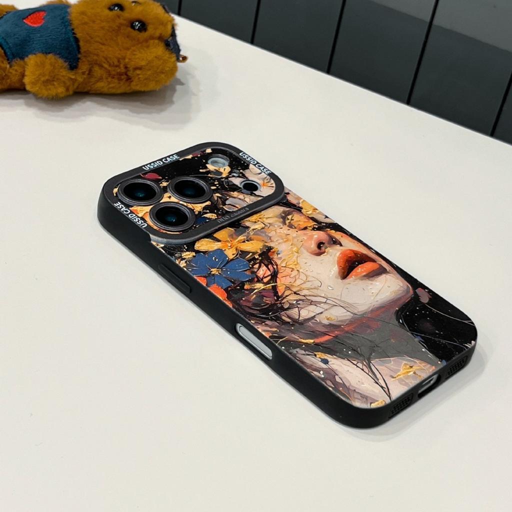 Premium Sense Niche Suitable for Apple 17pm Soft 16promax High Value 13 Women's 15ins Wind IP14 Mobile Phone Case