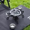 Foldable Camping Cooker  Burners Wind Resistant Flame 4 Leg Stability Compacts Portable Design for Outdoor Cooking