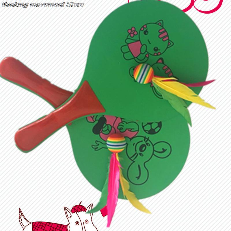 1/5pcs Colorful Feather Shuttlecock China Jianzi Foot Kick Hand wheel Fancy Goose Feather Shuttlecock Fitness entertainment