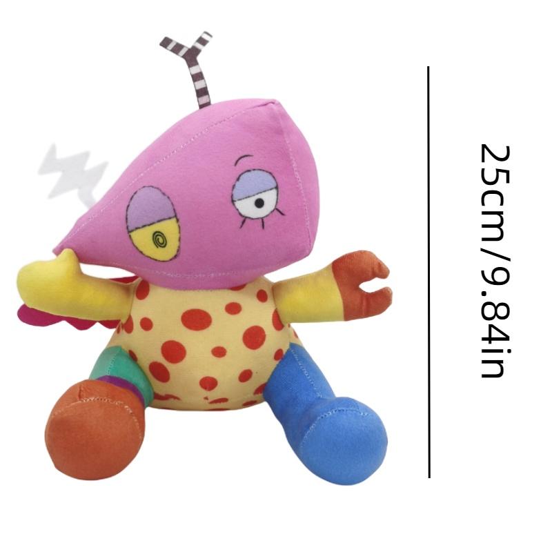 Der erstaunliche digitale Zirkus Plüsch Magische Zahl Zirkus Kaninchen Clown Puppe Lila Blase 15cm
