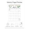 Creative 18 Months Planning Wall Calendar For Office Home Indoor Decoration
