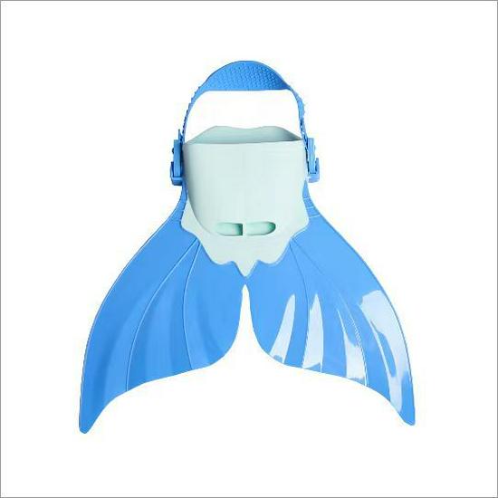 Mermaid & Whale Tail One-Piece Children's Swim Fins for Training