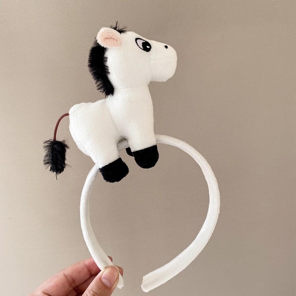 Pony Horse Headband Cartoon New Year Headpiece Funny 2026 New Year Headband  Party Decoration