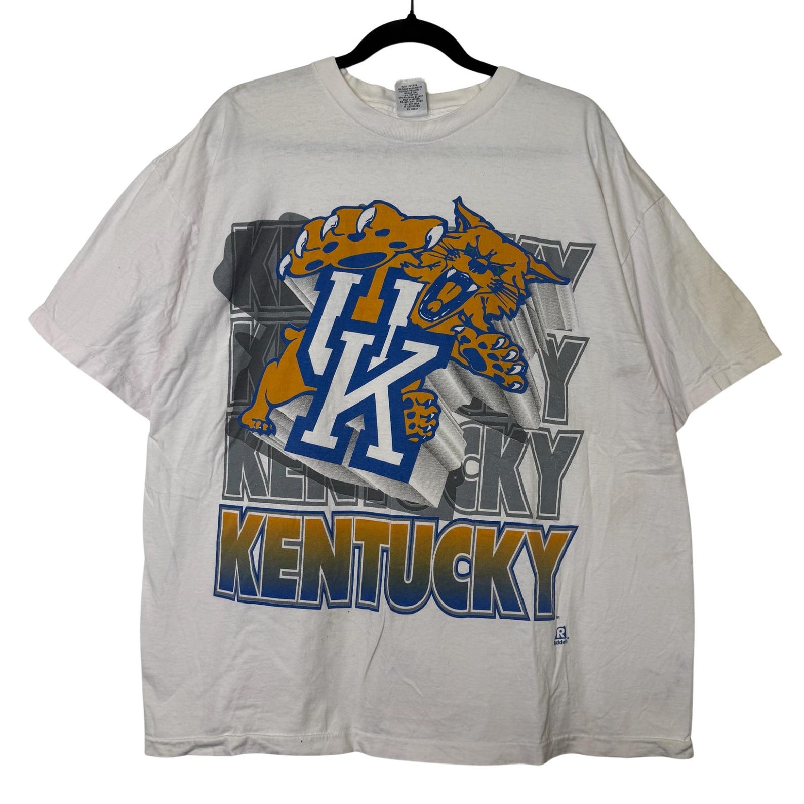 90 s Kentucky Wildcats NCAA T shirt Sz XL (B2910) S
