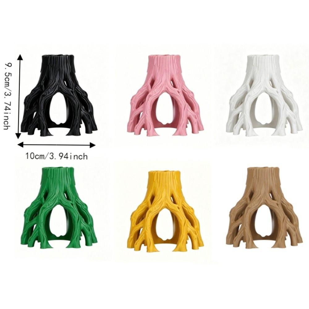 3D Printed Tree Stump Fish Tank Decoration Multi-Hole Irregular Aquarium Landscaping Plastic Shrimp Shelters Breeding Habitat