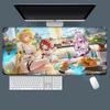 Large Rubber Keyboard Mats Honkai Star Rail Cyrene Castorice Lock Edge Mousepad Chrysos Heir Mouse Pad Game Computer Accessories