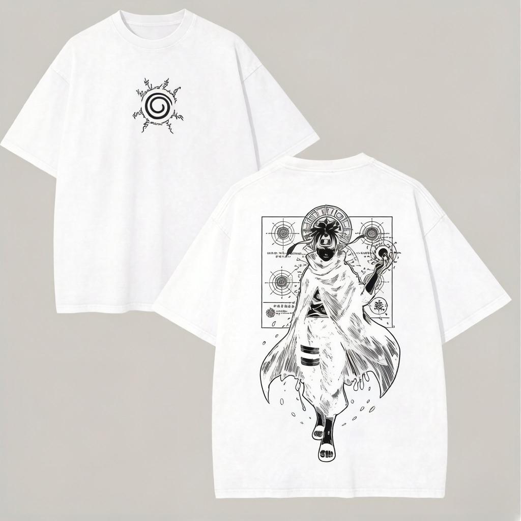 

Six Ninja Nuruut Cotton TShirt Zen Mode Logo Classical Anime Pattern Unisexs Clothing Breathable Cotton Apparel S