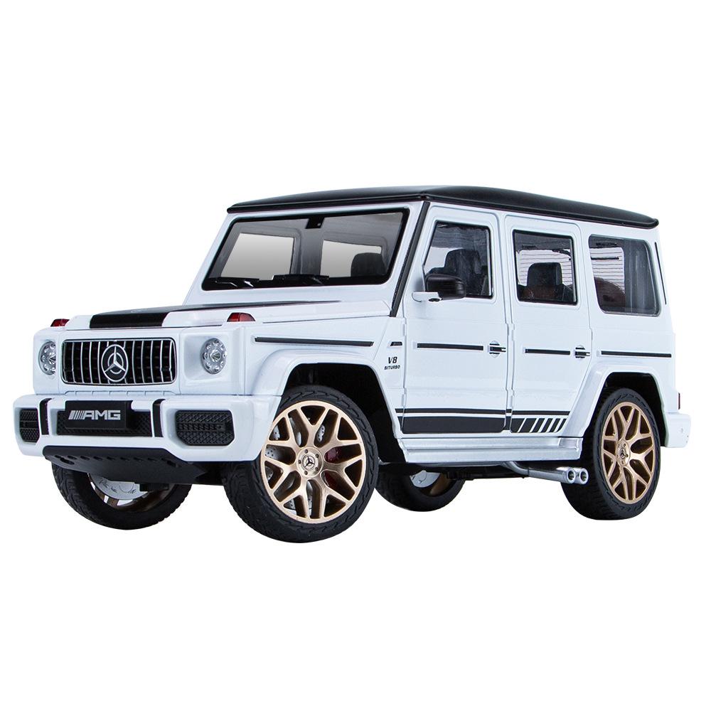 1/18 Scale Benz G63 Wings of Dark Night ORV Diecast Car Model Toy, Pull Back Toy Vehicle with Sound and Light for Kids Toddler Boys Girls Collection