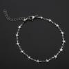 Fashion Five-Pointed Star Bracelet Simple Bangle Adjustable Link Chain Bracelet Jewelry Gift for Birthday Christmas