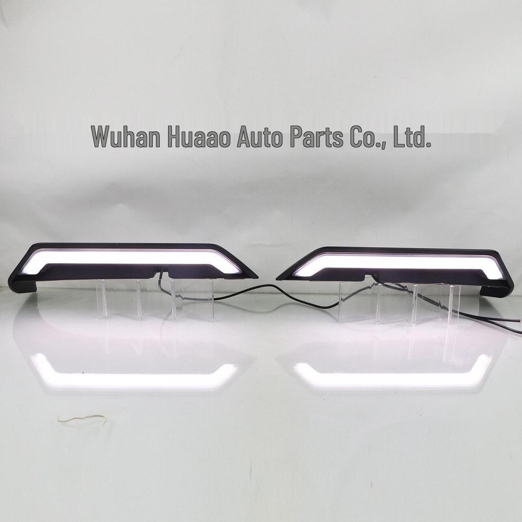 Compatible LED Sequential Turn Signal Tail and Roof Spoiler Lights for Jeep Wrangler, Tank 300, and Beijing BJ40.