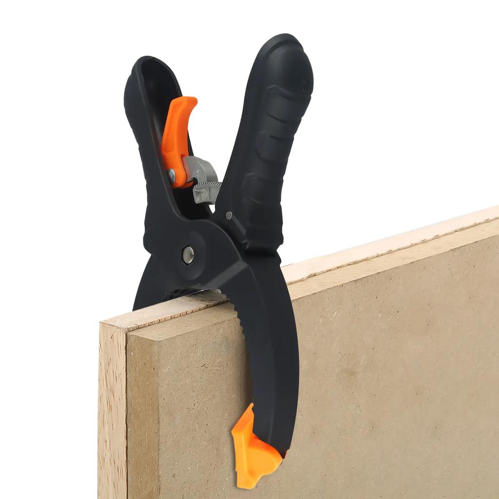 1pcs 6/8 Inch Ratcheting Clamps Jaw Opening Clamping Force For Gluing Securing Clamp Carpentry Presses Home Improvement Hardware