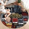 Onepunch Man Round Area Rug Carpet Rug For Living Room Bedroom Sofa Playroom Decor Nonslip Floor Mat