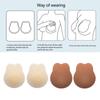 Women Rabbit Ears Breast Lift Sticky Nipple Covers Adhesive Strapless Backless Bra Reusable Ultra-Thin Silicone Pasties