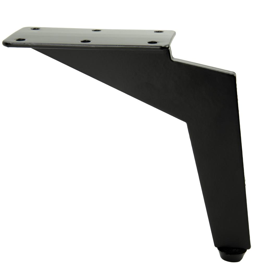 Loft furniture leg, black matte, height 15 cm
