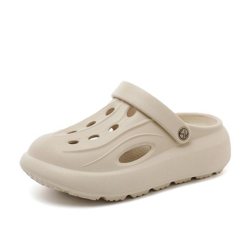 Fashion Chunky Platform Clogs Sandals Women 2025 Summer Soft Thick Bottom Beach Garden Shoes Woman Slide Non Slip Eva Wedge Slippers