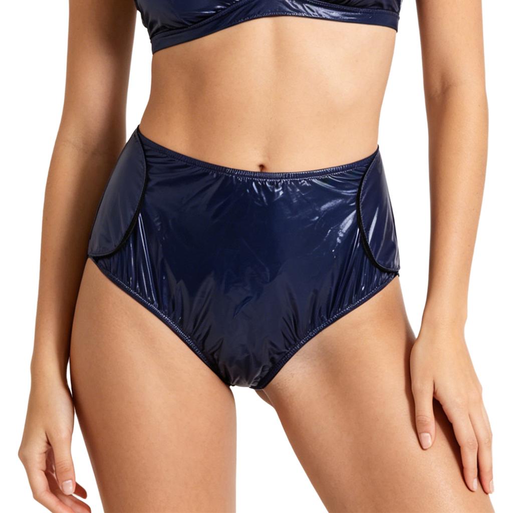 Pannolino Riutilizzabile per Nuoto per Adulti con Esigenze Speciali S-3XL Slip Impermeabili in Vinile con Lati Regolabili a Velcro per Piscina