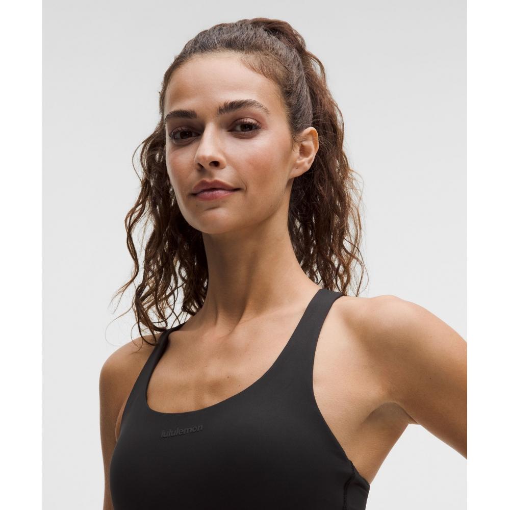 Lululemon Energy Longline Bra MeDium Support B D Cups Evolve  worDmark Black