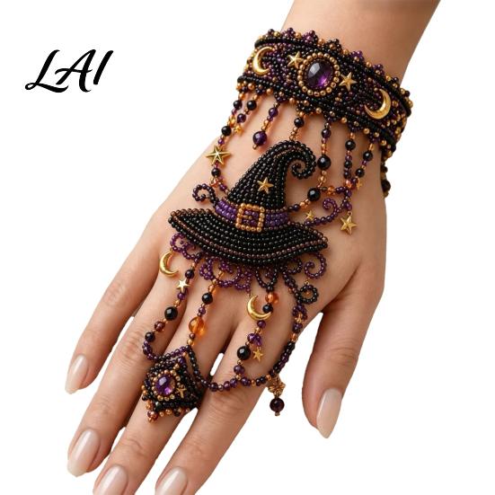 Handmade Beaded Cuff Set DIY Bracelet Kit Bead Weaving Jewelry Kit with Pattern Guide Adjustable Unique Personalized Accessory Hand Chain Craft for