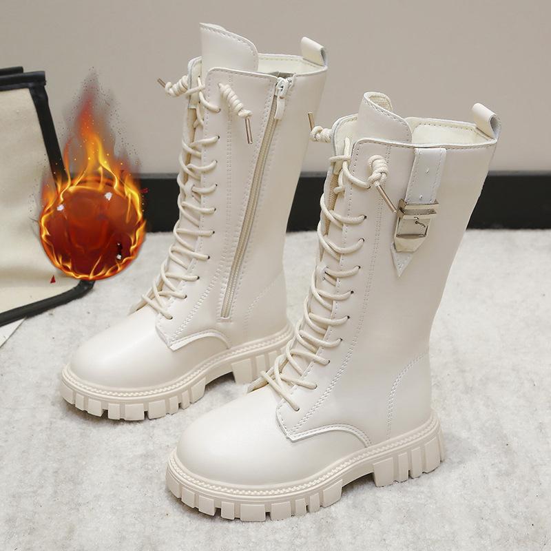 

Сапоги для девочек, новые осенние и зимние сапоги для маленьких девочек, черные сапоги принцессы, модельные сапоги для подиума, сапоги для верховой езды 37