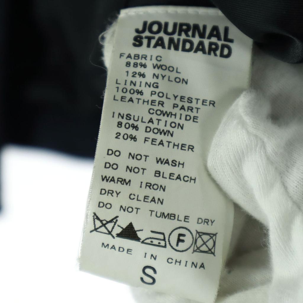 JOURNAL STANDARD Wool Down Jacket S Dark Gray Men's Used