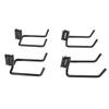4PCS Heavy Duty Shovel E Track Hook Enclosed Design Multifunctional Steel E Track J Hook for Truck