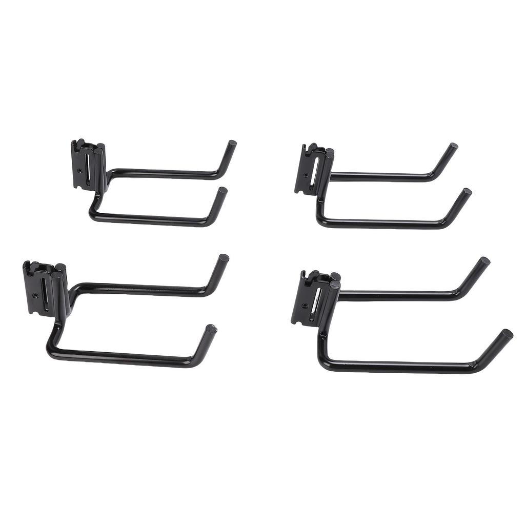 4PCS Heavy Duty Shovel E Track Hook Enclosed Design Multifunctional Steel E Track J Hook for Truck
