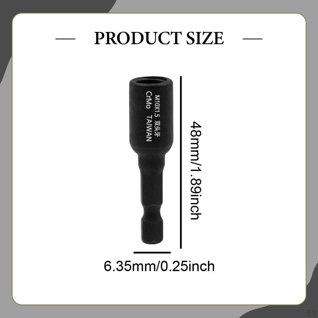 3 Stück Aufhängerbolzen-Einsätze Bohrschrauber-Bits für doppelseitige Schrauben Robust