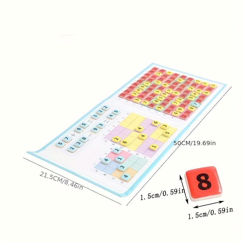 Set da Gioco Sudoku Tabellone Magnetico in Legno 1 Scatola Gioco da Tavolo per Intrattenimento Domestico Tempo Libero
